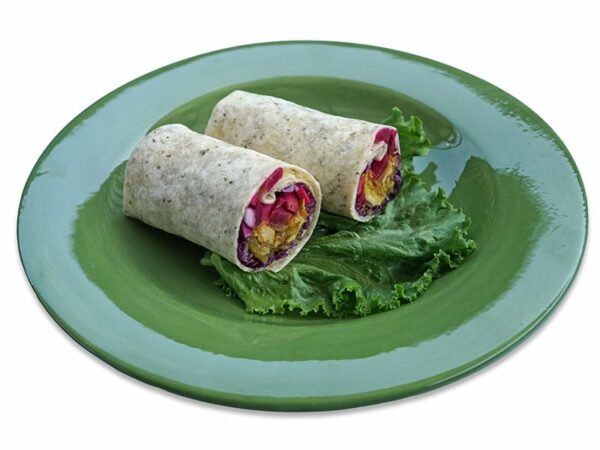 Burrito, Soy Chykn Shwarma, Plate